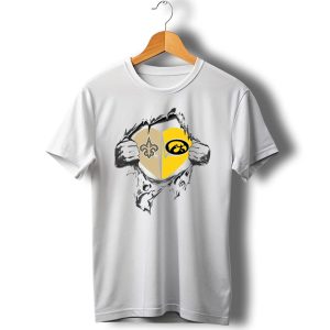 New Orleans Saints Hawkeyes Heart T Shirt