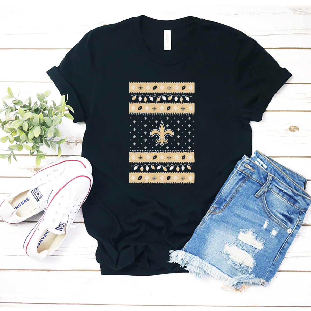 New-Orleans-Saints-Holiday-Lights-Merry-Christmas-2024-Fleur-De-Lis-T-Shirt-1_t-shirt-2_3