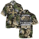 New Orleans Saints If This Flag Defends You Hawaiian Shirt