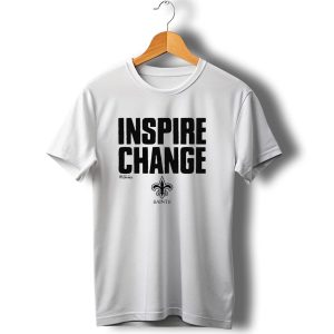 New Orleans Saints Inspire Change 2024 Saints Fleur De Lis T Shirt