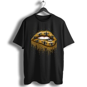 New Orleans Saints Lips T-Shirt