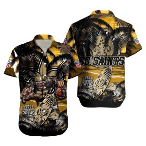 New Orleans Saints Mascot Go Saints Hawaiian Shirt