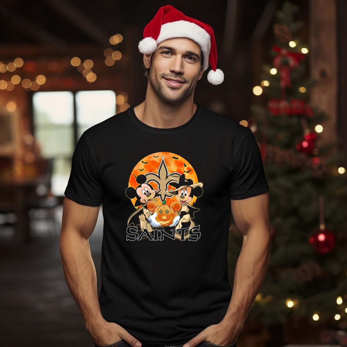 New-Orleans-Saints-Mickey-And-Minnie-Halloween-Pumpkin-Fleur-De-Lis-T-Shirt-1_t-shirt-1_2