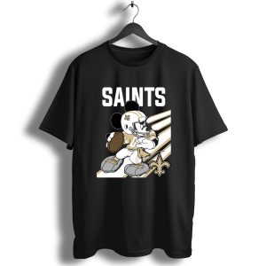New Orleans Saints Mickey Mouse Disney Nfl T-Shirt