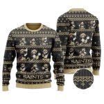 New Orleans Saints Mickey Mouse Player Ugly Sweater