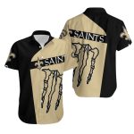 New Orleans Saints Monster Energy Gold And Black Hawaiian Shirt