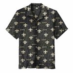New Orleans Saints Multi Small Logo Hawaiian Shirt