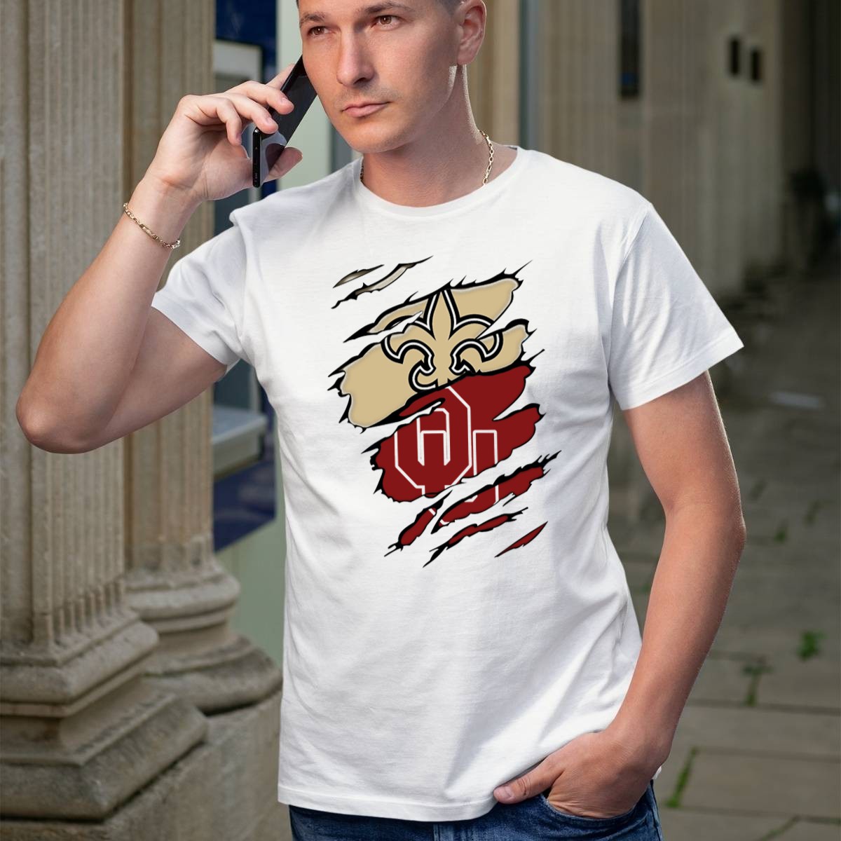 New-Orleans-Saints-Oklahoma-Sooners-Torn-Logo-Fusion-T-Shirt-1_t-shirt-1_2