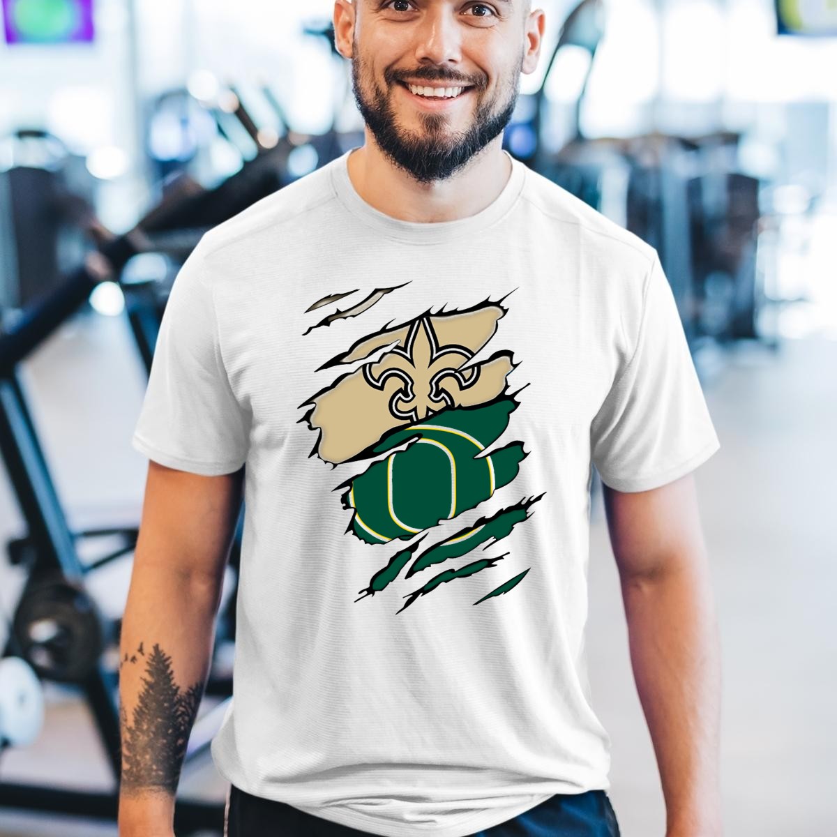 New-Orleans-Saints-Oregon-Ducks-Logo-Mashup-T-Shirt-1_t-shirt-3_4