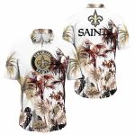 New Orleans Saints Palm Sunset NFL Saints Hawaiian Shirt