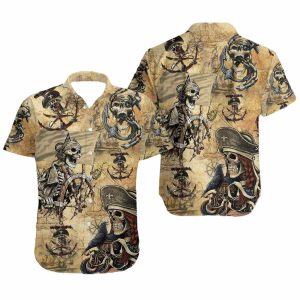 New Orleans Saints Pirates Retro Hawaiian Shirt