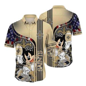 New Orleans Saints Player Mickey Hawaiian Shirt