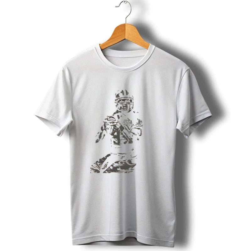 New-Orleans-Saints-Quarterback-Fleur-De-Lis-Football-Player-T-Shirt-1_T-Shirt-1 New Orleans Saints Quarterback Fleur De Lis Football Player T Shirt 1 T Shirt 1