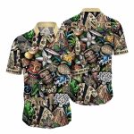 New Orleans Saints Saints Tribal Totem Hawaiian Shirt