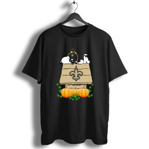 New Orleans Saints Snoopy Pumpkin House T-Shirt