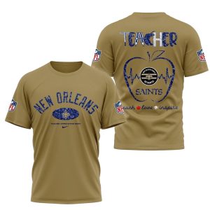 New Orleans Saints Teacher Appreciation Night AOP T Shirt