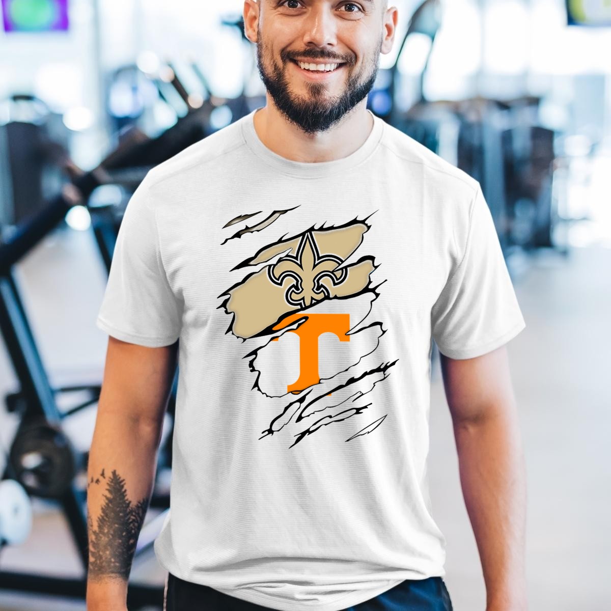 New-Orleans-Saints-Tennessee-Volunteers-Fleur-De-Lis-T-T-Shirt-1_t-shirt-3_4