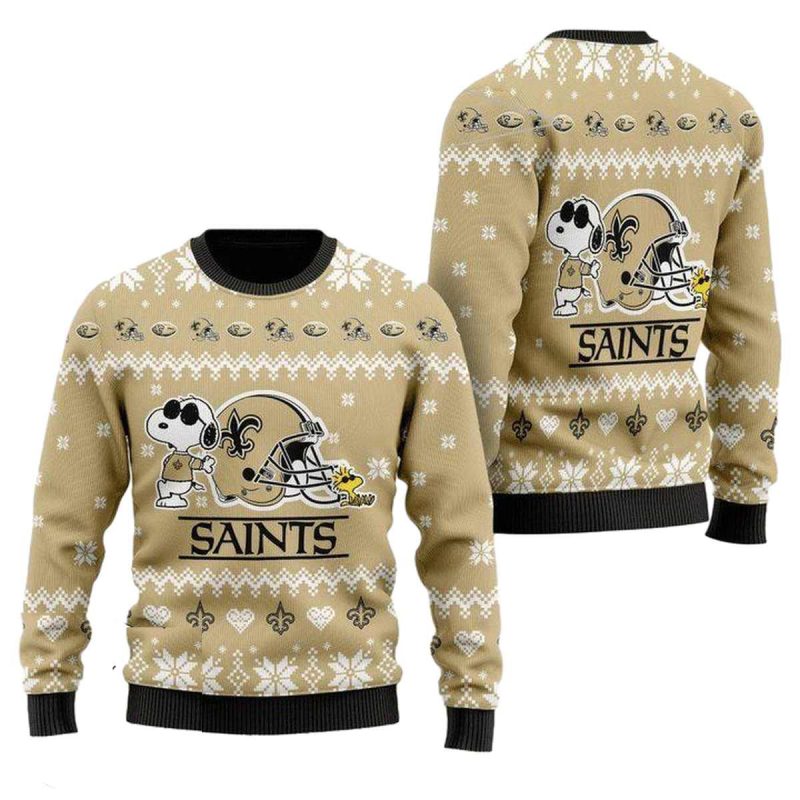 New Orleans Saints The Snoopy Ugly Sweater 1