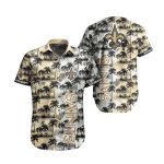 New Orleans Saints Tropical Palm Tree And Sunset Pattern Hawaiian Shirt