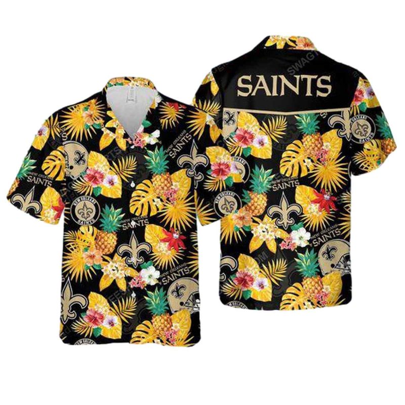 New Orleans Saints Tropical Summer Vacation Hawaiian Shirt 1