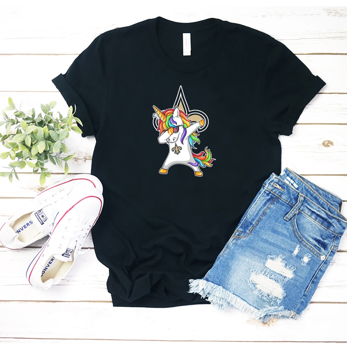 New-Orleans-Saints-Unicorn-Dabbing-Fleur-De-Lis-Rainbow-Mane-T-Shirt-1_t-shirt-2_3