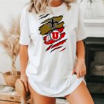 New-Orleans-Saints-Utah-Utes-Torn-Claw-T-Shirt-1_t-shirt-4_5