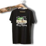 New-Orleans-Saints-Vintage-Car-Merry-Christmas-Tree-Snowflakes-T-Shirt-1_t-shirt-3_4