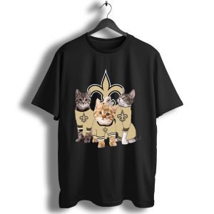 New Orleans Saints Cats T-Shirt