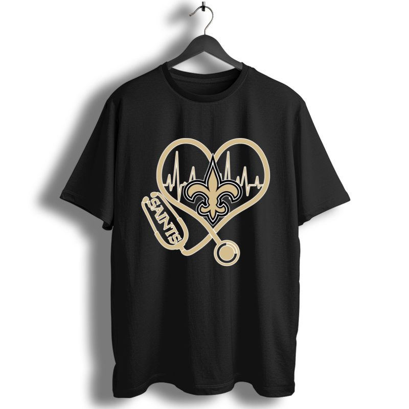 New Orleans Saints Nurse Headphone Shirt T Shirt 1