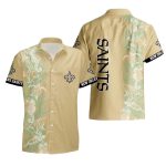 New Orleans Saints urtle Seaweed Pattern Hawaiian Shirt