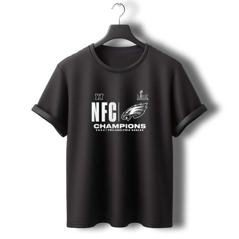 Nfc Champions 2024 Philadelphia Eagles Super Bowl Lvix T Shirt T Shirt 0 1