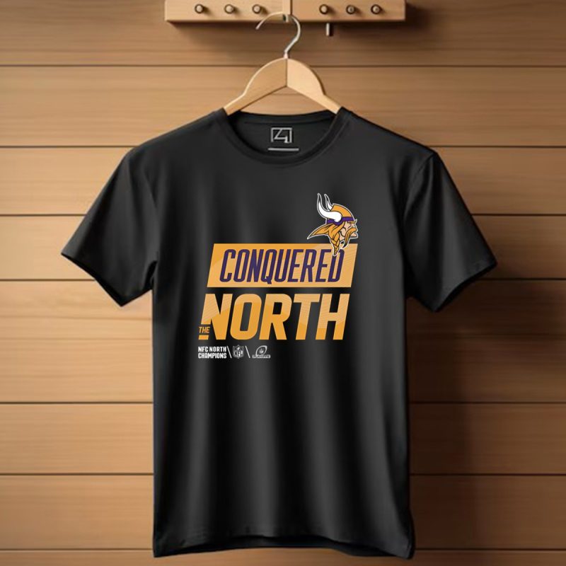Nfc-North-Champions-Vikings-Conquered-The-North-Nfl-Playoffs-T-Shirt-1_T-Shirt-1 Nfc North Champions Vikings Conquered The North Nfl Playoffs T Shirt 1 T Shirt 1