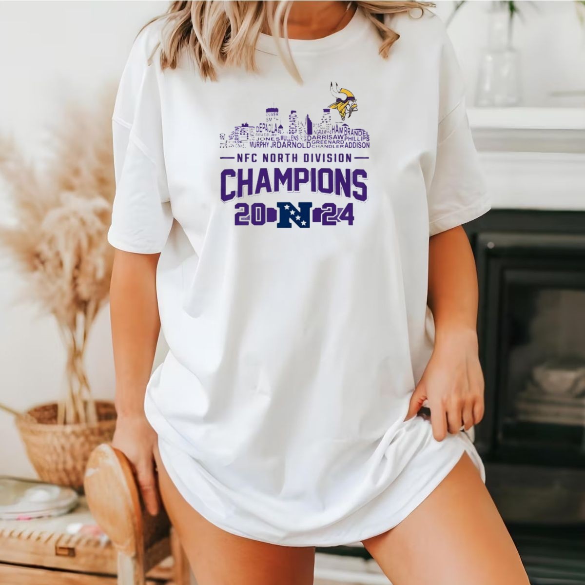 Nfc-North-Division-Champions-2024-Minnesota-Vikings-Team-Word-Cloud-T-Shirt-1_t-shirt-1_2