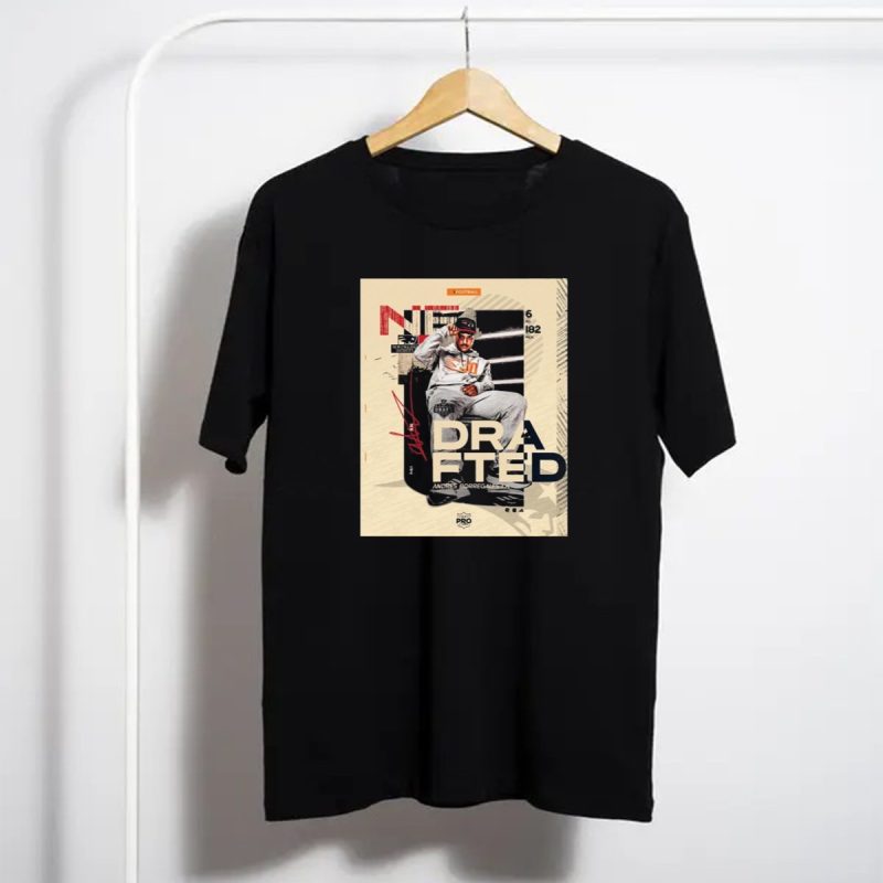 Nfl Draft Andres Borregales Miami Hurricanes To Patriots Pick 182 Signature Football T Shirt T Shirt 1