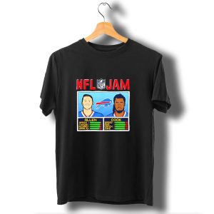 Nfl Jam Buffalo Bills Allen Cook Speed Stats T-Shirt