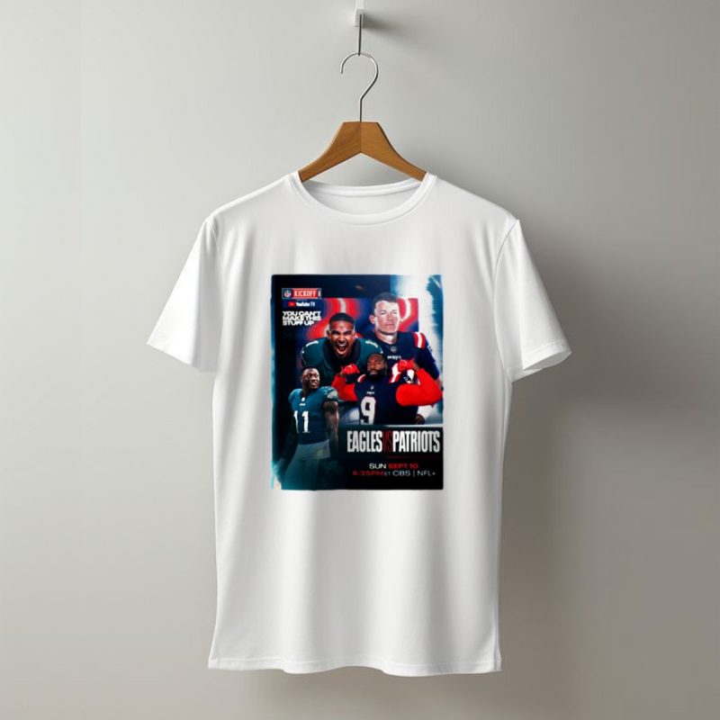 Nfl Kickoff Youtube Tv Eagles Vs Patriots Sun Sept 10 4 T Shirt 1