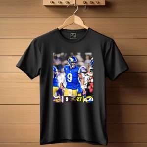 Nfl Wild Card Matthew Stafford Los Angeles Rams 27 9 Victory Over Minnesota Vikings T Shirt