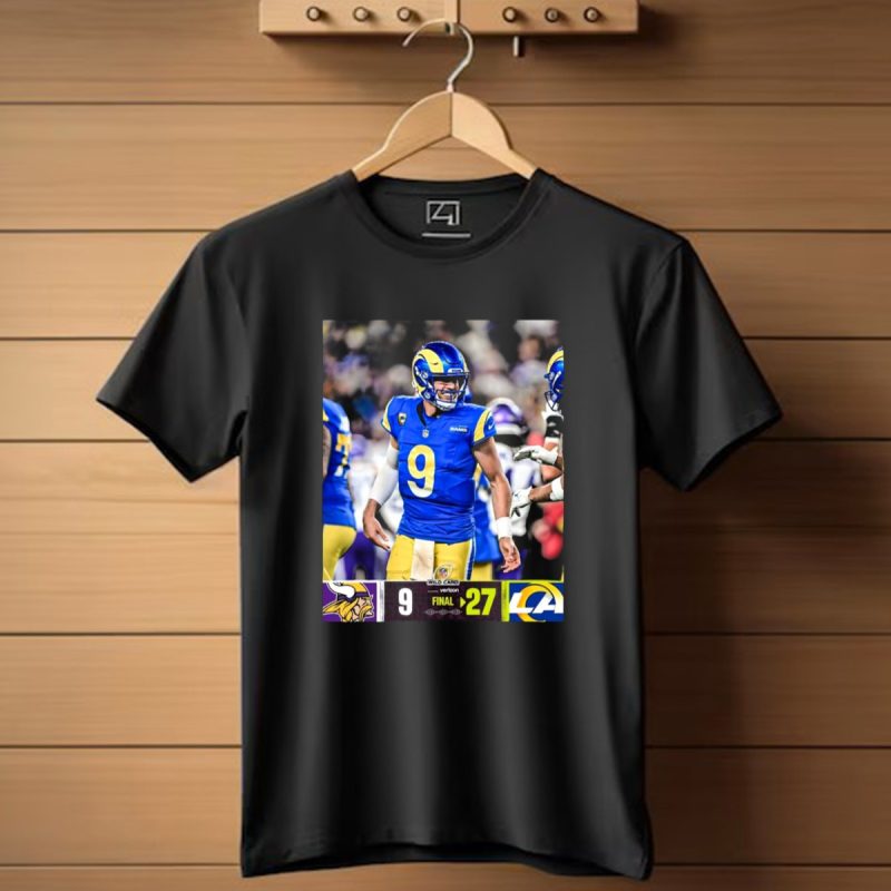 Nfl-Wild-Card-Matthew-Stafford-Los-Angeles-Rams-27-9-Victory-Over-Minnesota-Vikings-T-Shirt-1_T-Shirt-1 Nfl Wild Card Matthew Stafford Los Angeles Rams 27 9 Victory Over Minnesota Vikings T Shirt 1 T Shirt 1