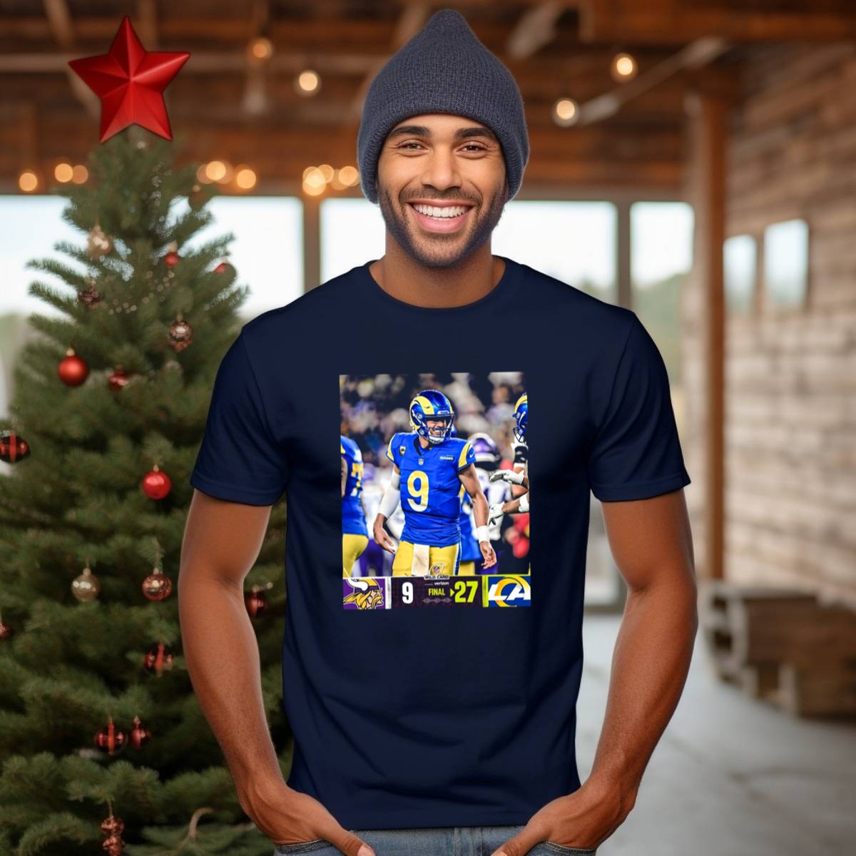 Nfl-Wild-Card-Matthew-Stafford-Los-Angeles-Rams-27-9-Victory-Over-Minnesota-Vikings-T-Shirt-1_t-shirt-3_4