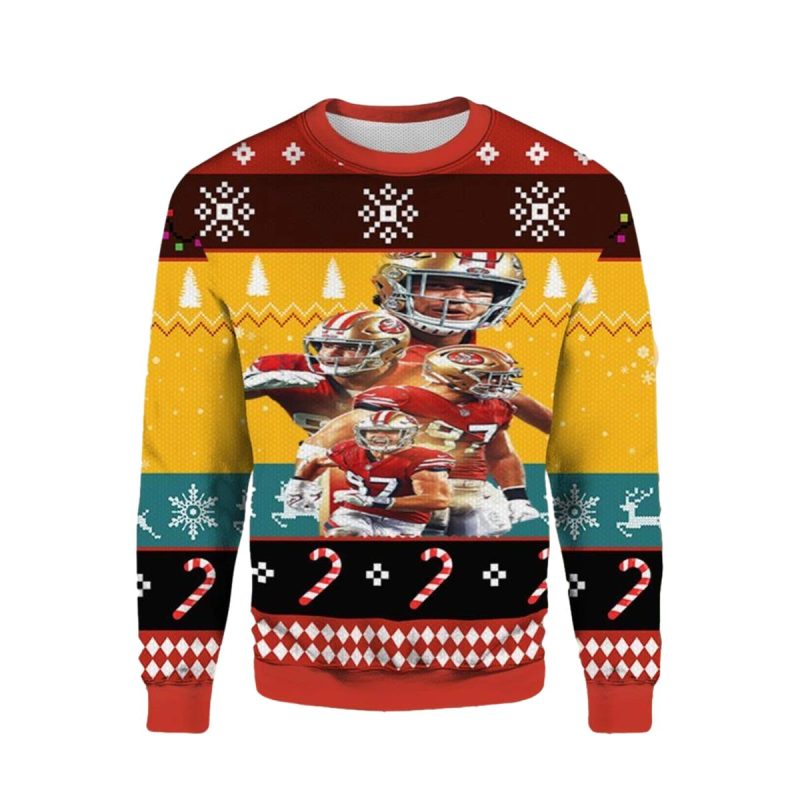 Nick Bosa 49Ers American Football Ugly Sweater 1