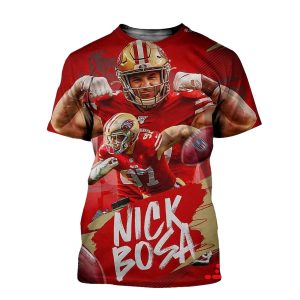 Nick Bosa San Francisco 49ers Number 97 AOP T-Shirt