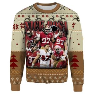 Nick Bosa San Francisco 49ers Ugly Sweater