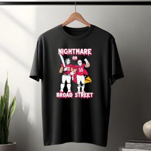 Nightmare on Broad Street Arizona Cardinals Halloween Billy Jason Voorhees T-Shirt