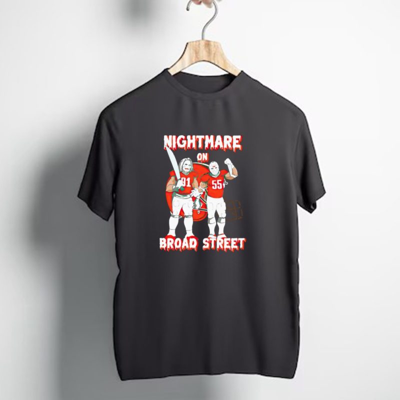 Nightmare On Broad Street Cleveland Browns Halloween Football Players T Shirt 1 T Shirt 1