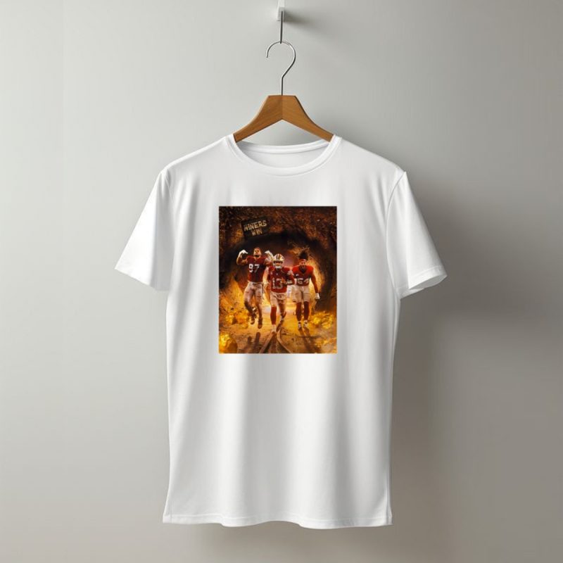 Niners Win San Francisco 49Ers Victory Tunnel Mining Dubs T Shirt T Shirt 1