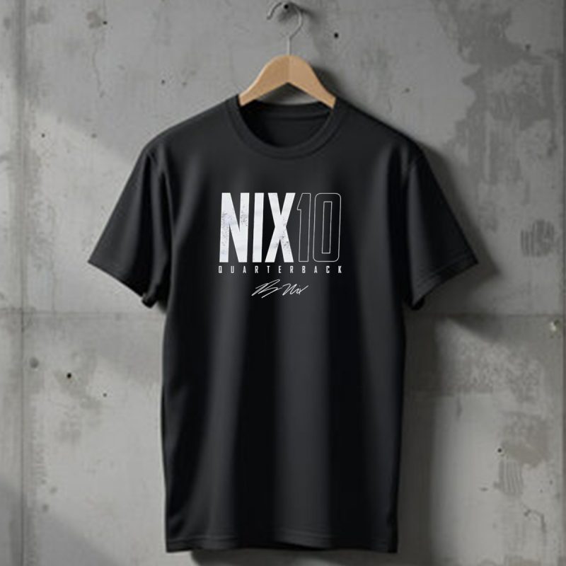 Nix 10 Quarterback Vintage Denver Broncos Nfl Football Bo Nix Elite T Shirt 1 T Shirt 1