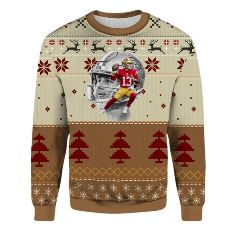 No 13 Brock Burdy San Francisco 49Ers Ugly Sweater 1