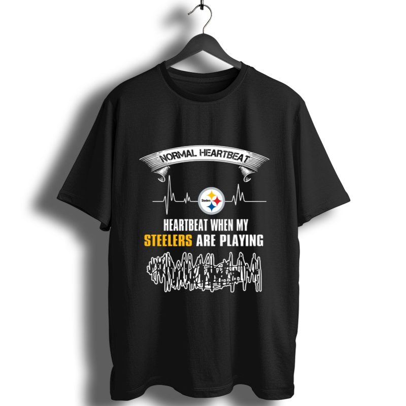 Normal Heartbeat Heartbeat When My Pittsburgh Steelers Are Playing T Shirt T Shirt 1