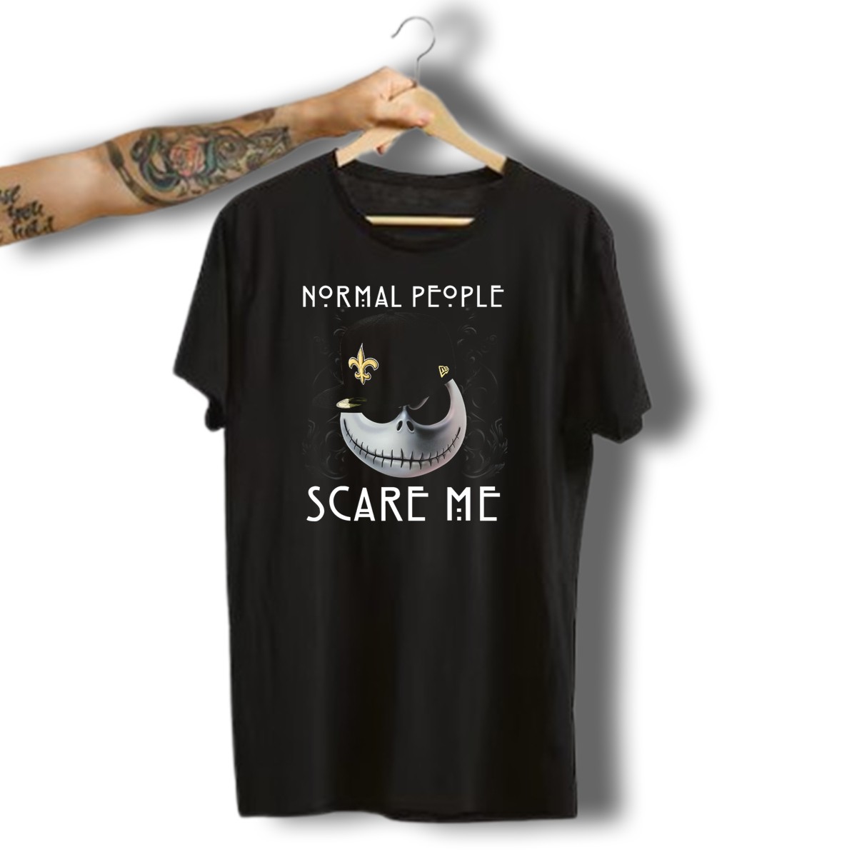 Normal-People-Scare-Me-Jack-Nfl-Saints-Hat-Skull-T-Shirt-1_t-shirt-3_4