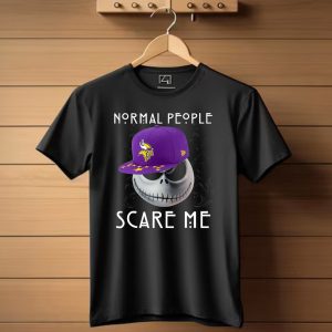 Normal People Scare Me Jack Vikings T Shirt